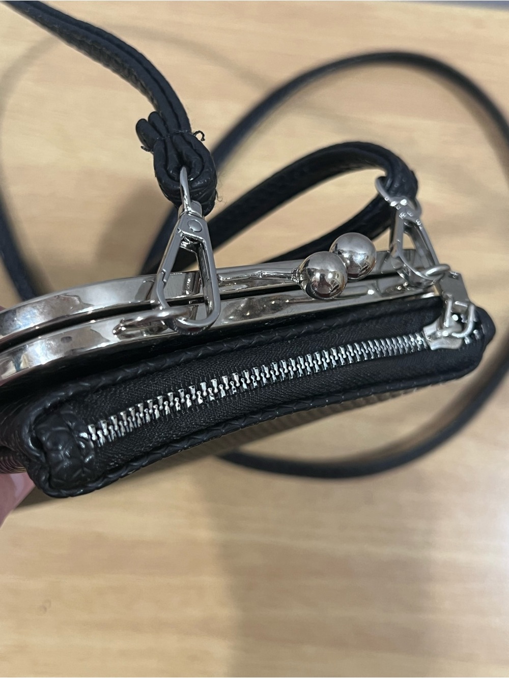 Foxblood Apple Leather Mini Crossbody Bag - Picture 10 of 13